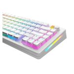 Glorious - Aura V3 Pudding-Style Universal Keycaps for 100% 85% 80% TKL 60% Compact 75% Mechanical Keyboards - White Product Image