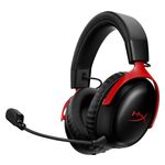 HyperX - Cloud III S Wireless Gaming Headset for PC, PS5, PS4, Nintendo Switch, Mac, and Mobile - Red/Black Product Image