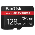 SANDISK - Express 128GB microSD PCIe 3.1 NVMe UHS-I Memory Card works with Nintendo Switch 2 Product Image