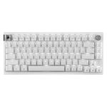 CORSAIR - K65 PLUS RGB 75% Wireless Mechanical Pre-Lubed MLX Red Linear Switch Gaming Keyboard for Mac with Hot-Swappable Switches - Frost White Product Image