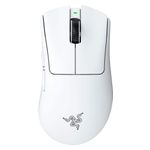 Razer - DeathAdder V4 Pro Lightweight Optical Gaming Mouse with 150 Hour Battery - Wireless - White Product Image