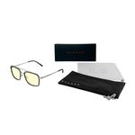 GUNNAR - Barron Computer Glasses with Blue Light Reduction, Amber Lenses - Silver Product Image