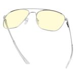 GUNNAR - Mustang Computer Glasses with Blue Light Reduction, Amber Lenses - Chrome Product Image