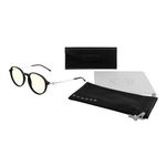 GUNNAR - Loop Computer Glasses with Blue Light Reduction , Clear Lenses - Onyx Mercury Product Image