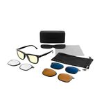 GUNNAR - Cupertino Computer Glasses with Blue Light , Amber + Sun Lenses - Onyx Product Image