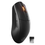 SteelSeries - Rival 3 Gen 2 Wireless Optical Gaming Mouse with Ultra-fast clicks - Wireless - Black Product Image