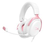 HyperX - Cloud III Wired Gaming Headset for PC, PS5, PS4, Xbox Series X|S, Xbox One, Nintendo Switch, and Mobile - White/Pink Product Image