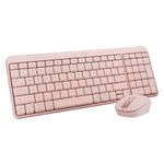 Logitech - MK250 Full-size Bluetooth Wireless Keyboard and Mouse Combo for Windows/MacOS with Fast & Easy Connectivity - Rose Product Image