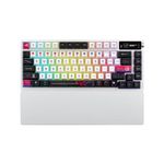 ASUS - ROG Azoth X 75% Wireless Mechanical RGB Gaming Keyboard with Hot-Swappable ROG NX Snow Switches - White Product Image