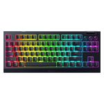 Razer - BlackWidow V4 TKL HyperSpeed Wireless Orange Switch Gaming Keyboard with Hot-swappable Design - Black Product Image
