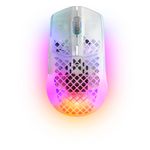 SteelSeries - Aerox 3 Super Light Honeycomb Wireless RGB Optical Gaming Mouse - Wireless - Ghost Edition Product Image
