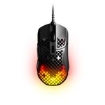 SteelSeries - Aerox 5 Ultra Lightweight Honeycomb Water Resistant Wired RGB Optical Gaming Mouse With 9 Programmable Buttons - Wired - Black Product Image