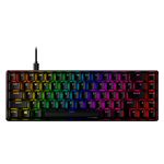 HyperX - Alloy Origins 65% Compact Wired Mechanical Red Linear Switch Gaming Keyboard with RGB Lighting - Black Product Image