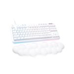 Logitech - G713 Aurora Collection TKL Wired Mechanical Linear Switch Gaming Keyboard for PC/Mac with Palm Rest Included - White Mist Product Image
