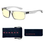 GUNNAR - Enigma Computer Glasses with Blue Light Reduction , Amber Lenses - Grey Crystal Product Image