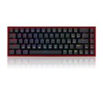 REDRAGON - K631-RGB 65% Wired Mechanical Red Switch Gaming Keyboard with RGB Backlighting - Black Product Image