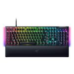 Razer - BlackWidow V4 Full Size Wired Mechanical Green Clicky Switch Gaming Keyboard with Chroma RGB Backlighting - Black Product Image