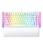 Razer - BlackWidow V4 75% Wired Mechanical Orange Switch Gaming Keyboard with Hot-Swappable Design - White Product Image