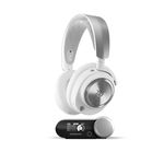 SteelSeries - Arctis Nova Pro Wireless Over-The-Ear Multi Gaming Headset for PC, PS5, PS4, Switch - White Product Image