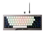 GAMDIAS - Hermes M4 Hybrid 65% Wired Mechanical Gaming Keyboard with RGB Backlighting - Gunmetal Grey Product Image