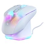 Turtle Beach - Kone XP Air Wireless Optical Gaming Mouse with Charging Dock and AIMO RGB Lighting - Wireless - White Product Image