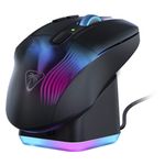 Turtle Beach - Kone XP Air Wireless Optical Gaming Mouse with Charging Dock and AIMO RGB Lighting - Wireless - Black Product Image