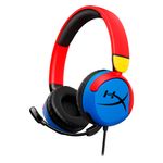 HyperX - Cloud Mini Wired Headset for PC, PS5, PS4, Xbox Series X|S, Xbox One, Nintendo Switch, Chromebook, and Mobile - Blue/Red/Yellow Product Image