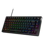 HyperX - Alloy Rise 75 75% Wired Mechanical Linear Switch Gaming Keyboard with RGB Lighting - Black Product Image