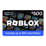 Roblox - $500 Digital Gift Card [Includes Virtual Item] [Digital] Product Image