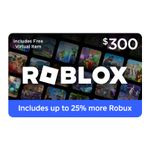 Roblox - $300 Digital Gift Card [Includes Virtual Item] [Digital] Product Image