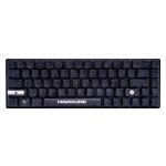 Higround - Basecamp 65 65% Wired Mechanical Lubed White Flame Linear Switch Gaming Keyboard with RGB Backlighting - Black Ice Product Image