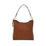 Jessie Leather Bucket Shoulder Bag Brown Product Image