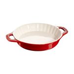 9" Round Stoneware Pie Dish Cherry Product Image
