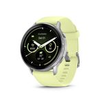 Venu 4 GPS Health & Fitness Smartwatch - 45mm Silver w/ Citron Product Image