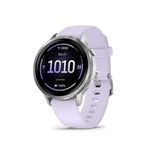 Venu 4 GPS Health & Fitness Smartwatch - 41mm Silver w/ Periwinkle Band Product Image