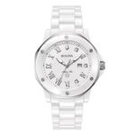 Ladies Marc Anthony Marine Star White Ceramic Watch White Dial Product Image