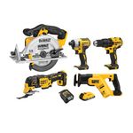 20V MAX Cordless Compact 5-Tool Combo Kit Product Image