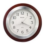 Reedham Walnut White Wall Clock Product Image