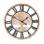 Tree of Life Large Hardwood Wall Clock Product Image