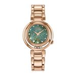 Ladies Citizen L Arcly Eco-Drive Rose Gold-Tone SS Watch Green MOP Dial Product Image