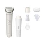 Lady Shaver Series 8000 Cordless Wet & Dry Shaver w/ Facial Hair Remover Product Image
