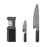 3pc Knife & Sharpener Set Product Image