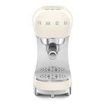 Retro Style Espresso Manual Coffee Machine Cream Product Image