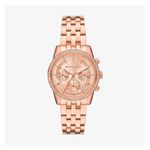Ladies Mini Bryant Pave Rose Gold-Tone Chronograph Stainless Steel Watch RG Dial Product Image