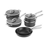 Motion 10pc Aluminum Hard Anodized Ceramic NS Cookware Set Product Image
