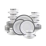 Platinum Crown Cobalt 40pc Porcelain Dinnerware Set Product Image