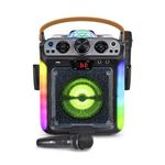 Groove Disco Bluetooth Karaoke Machine w/ Disco Ball & LED Lights Product Image