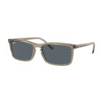 Ray-Ban RB4435 Sunglasses Polished Transparent Brown/Blue Blue Polished Transparent Brown Product Image