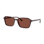 Ray-Ban Raimond Sunglasses Polished Transparent Fantasy Violet & Red/Red Red Polished Transparent Fantasy Violet & Red Product Image