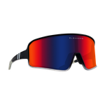 Blenders Eclipse Phantom Boss Sunglasses Matte Black-Clear Fade/Polarized Blue-Red Mirror Polarized Blue and Red Mirrored Matte Black to Clear Fade Product Image